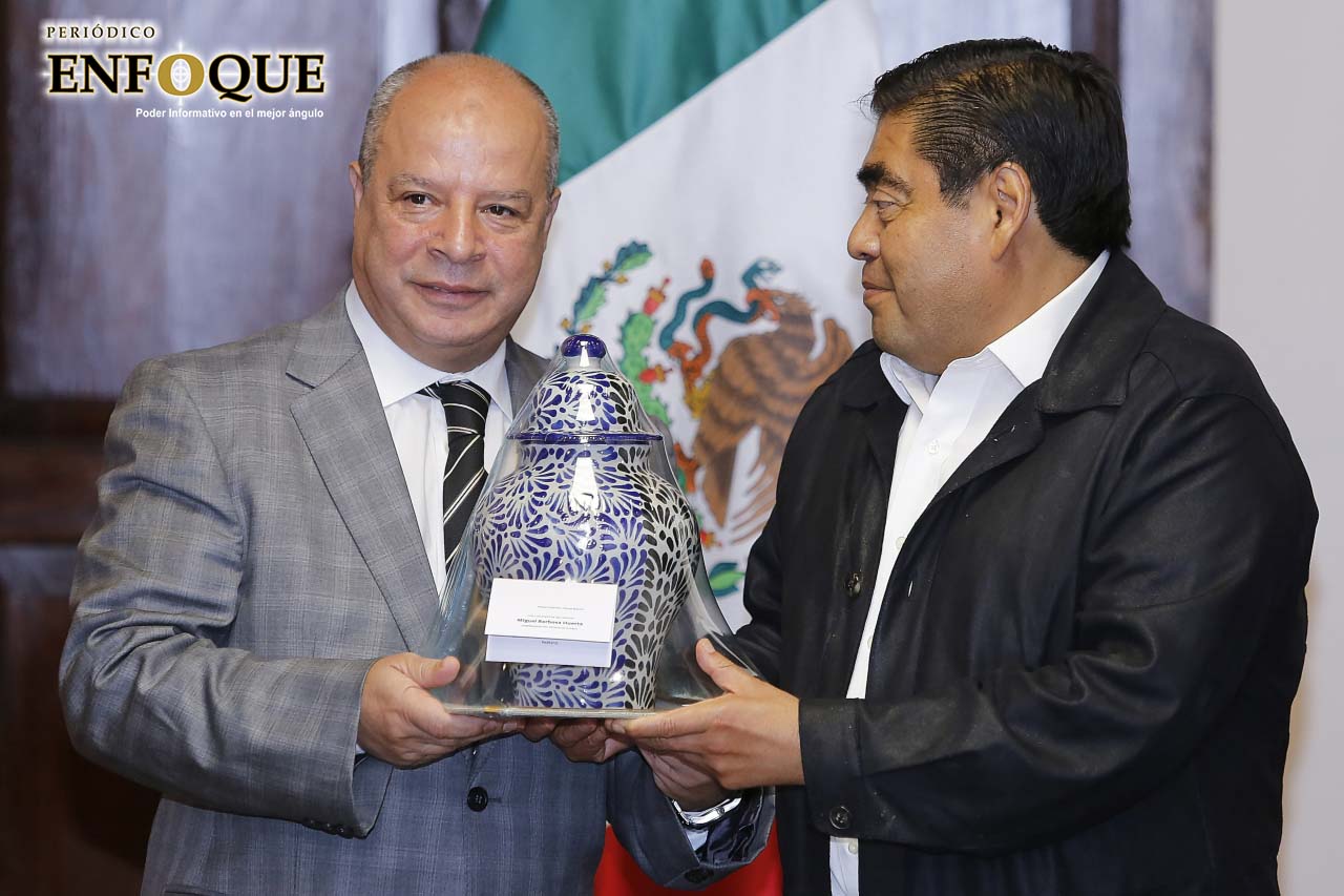 Recibe Barbosa Huerta visita del Embajador del Reino de Marruecos
