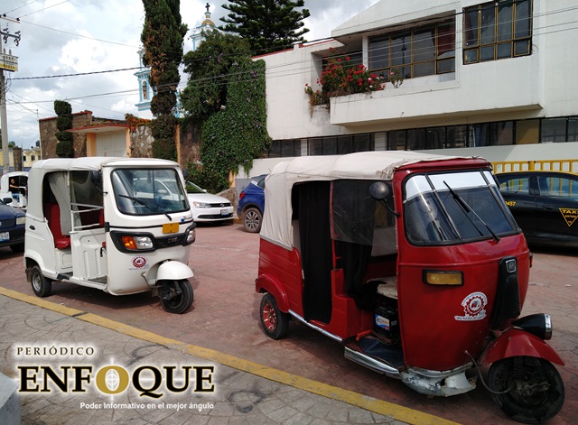 Afirma Arriaga que pobladores piden continuidad de mototaxis en Cholula 