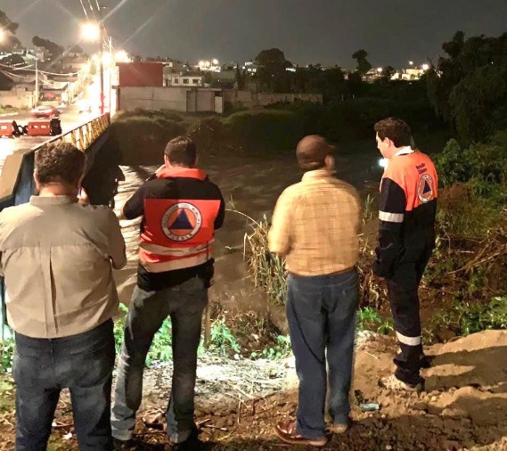 Protección Civil refuerza operativo en afluentes por el paso de “Narda”