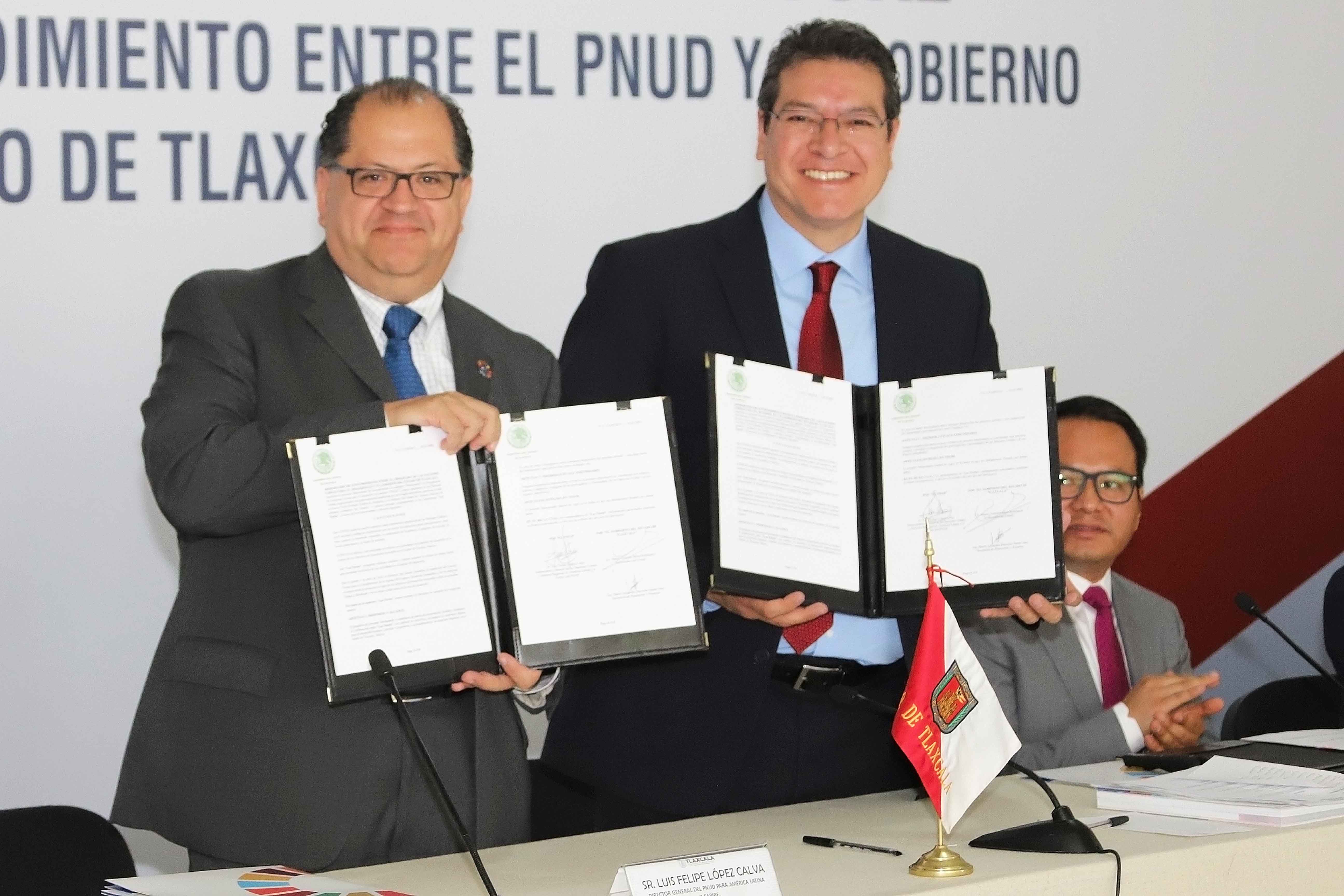  Firman acuerdo Gobierno del Estado y Naciones Unidas para reducir pobreza extrema en Tlaxcala