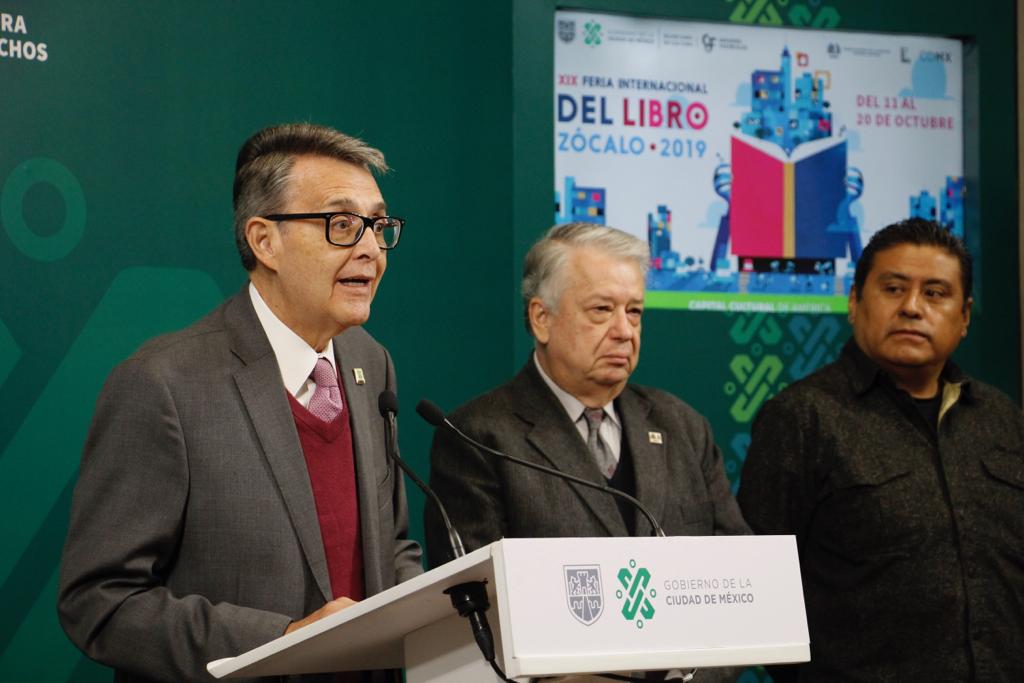 Refrenda FIL Zócalo 2019 a la Ciudad de México como Capital Cultural de América