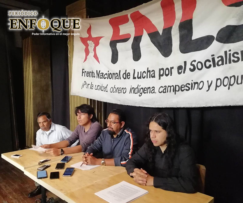 Exige FNLS al gobierno del estado libertad a presos políticos