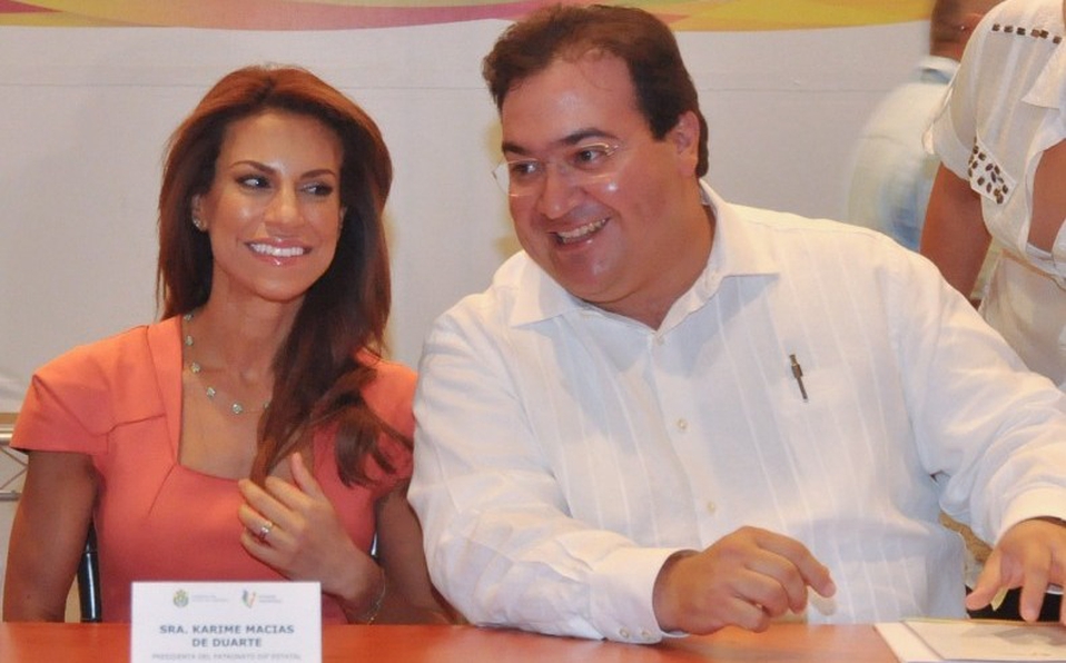 Detienen a Karime Macías, esposa de Javier Duarte