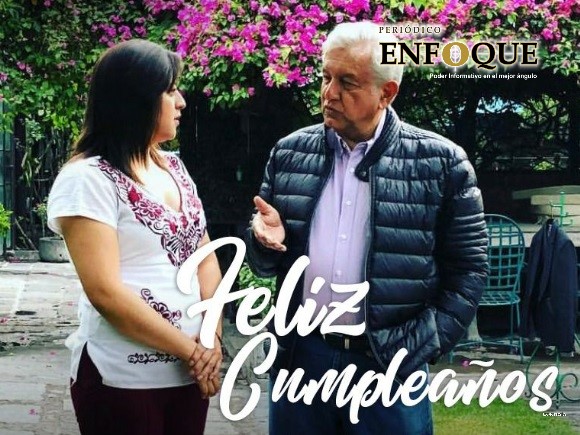 Rivera Vivanco felicita a AMLO en su cumpleaños