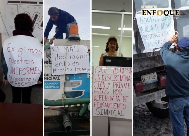 Sindicalizados del Ayuntamiento de Puebla denuncian hostigamiento laboral (Video)