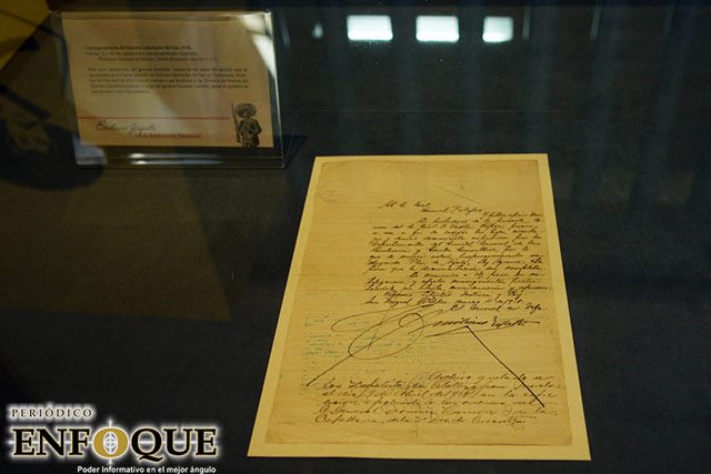 UNAM exhibe manuscrito inédito de zapata