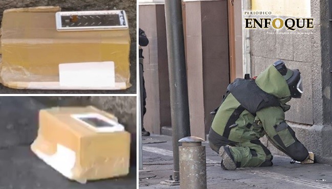 Bomba fake genera una intensa movilización en Centro Histórico de Puebla
