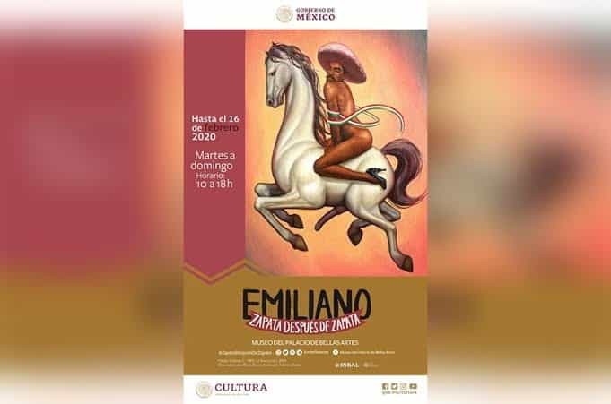 Descendientes de Emiliano Zapata, indignados por pintura que lo feminiza