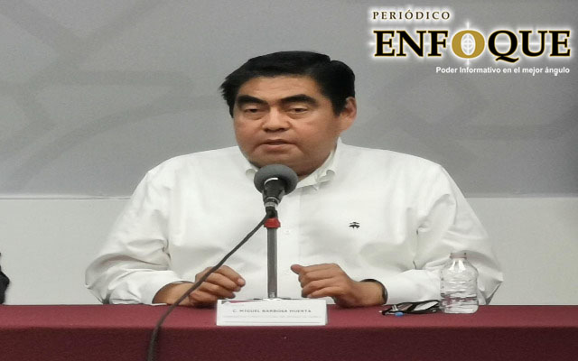 Primer informe de Miguel Barbosa será presentado solo por escrito ante el Congreso local