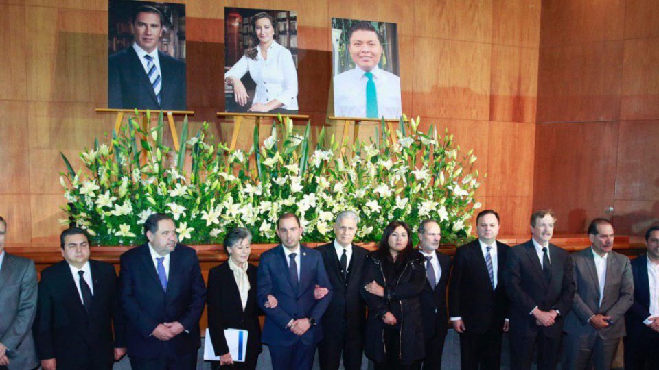 PAN rinde homenaje a Martha Erika Alonso y Rafael Moreno Valle a un año de su fallecimiento