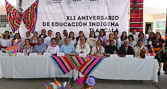 Conmemoran 41 aniversario de educación indígena en Tlaxcala