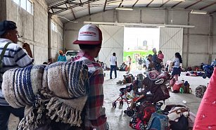 Otorga Gobierno del Estado apoyo humanitario a migrantes varados en Tlaxco