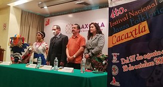 Presentan la cuarta edición del Festival Nacional De Danza Folklórica Cacaxtla