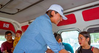 Roxana Luna cierra con éxito una segunda semana de campaña en San Pedro Cholula