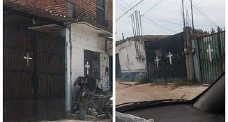 Un supuesto "nahual" causa pánico en Morelos, vecinos han pintado cruces blancas a modo de protección