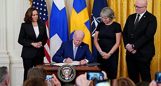Ratifica Joe Biden la incorporación de Suecia y Finlandia a la OTAN