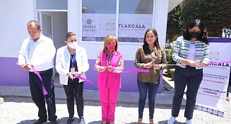 Inauguró Gobernadora Lorena Cuéllar módulo de atención a víctimas en Tlaxco