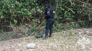 Durante ronda de vigilancia, policía asegura asegura droga en Xicotepec de Juaréz