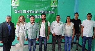 Partido Verde de Cuautlancingo respalda candidatura de Omar Muñoz