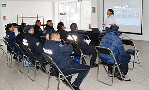 Realizan curso de capacitación para policías municipales de Apetatitlán
