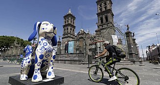 Exposición de Alebrijes embellece el Centro Histórico de Puebla