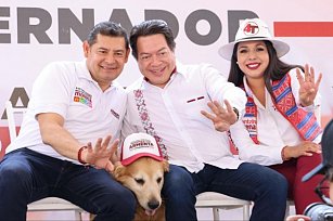 Desde Puebla, Mario Delgado afirma que no habrá voto diferenciado para Morena