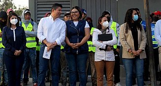 Genoveva Huerta reaparece en acto de Eduardo Rivera 