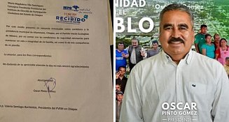 Candidato de PV en Chiapas renuncia por inseguridad
