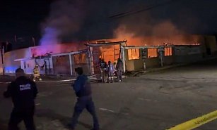Se incendia casa de campaña de candidato de MC en Apizaco