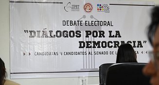 Entre fallas técnicas, arranca debate de candidatos a senadores en Tlaxcala