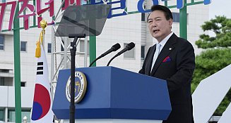 Presidente de Corea del Sur ofreció un paquete de ayuda a cambio de desnuclearización del régimen de Kim Jong-un