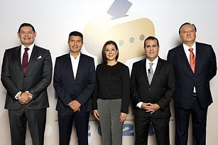 Eduardo Rivera se declara ganador del debate entre candidatos a la gubernatura de Puebla 