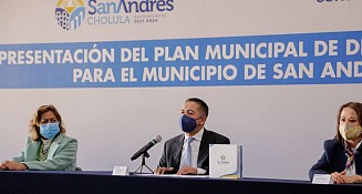 Edmundo Tlatehui presentó el Plan Municipal de Desarrollo de San Andrés Cholula 