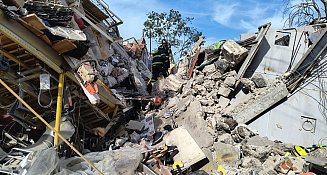 Explosión en Tlalpan deja 4 lesionados y derrumbe de casa