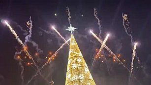 Millones de luces iluminan desde esta noche hasta el 8 de enero el Pueblo Mágico cholulteca