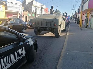 Refuerzan SEDENA y policía de San Andrés Cholula seguridad ante temporada decembrina 