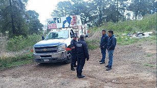 Policía de San Pedro Cholula auxilió y rescató a gaseros víctimas de asalto
