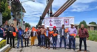 Alcalde de Tetla inicia aplicación de electrificación de la Sección Actipan