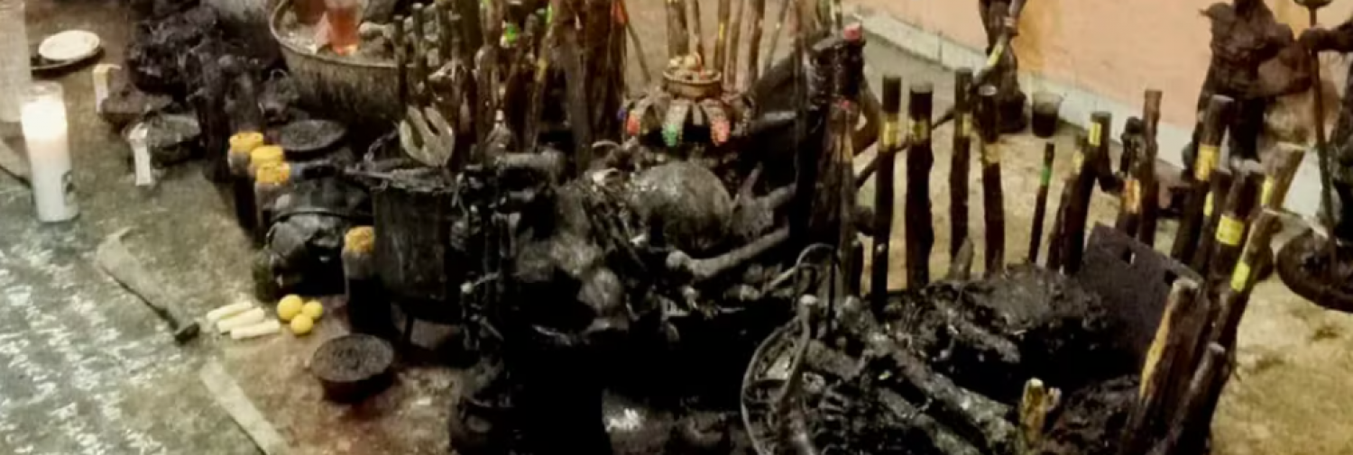 Hallan altar con cráneos humanos tras detención de un miembro de la Unión Tepito 