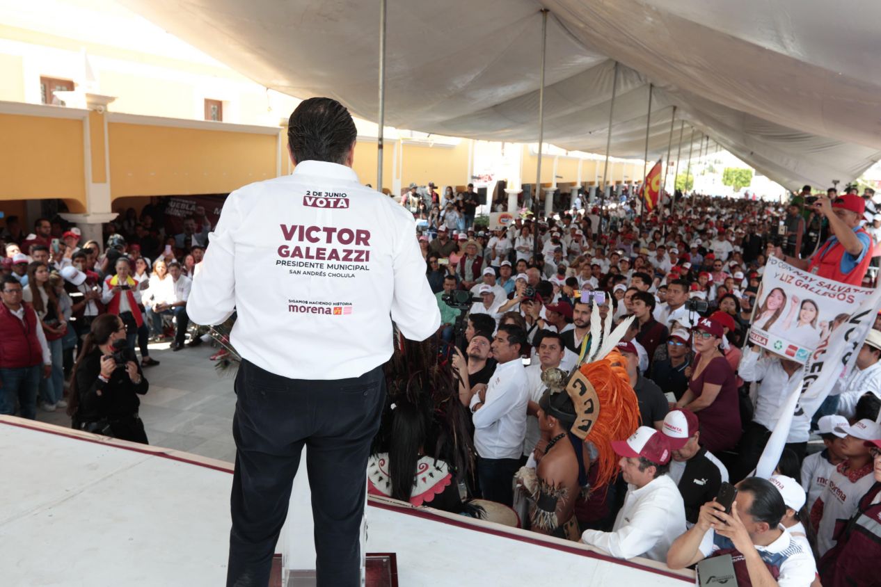 Con respaldo de Alejandro Armenta, Víctor Galeazzi promueven el futuro de San Andrés Cholula