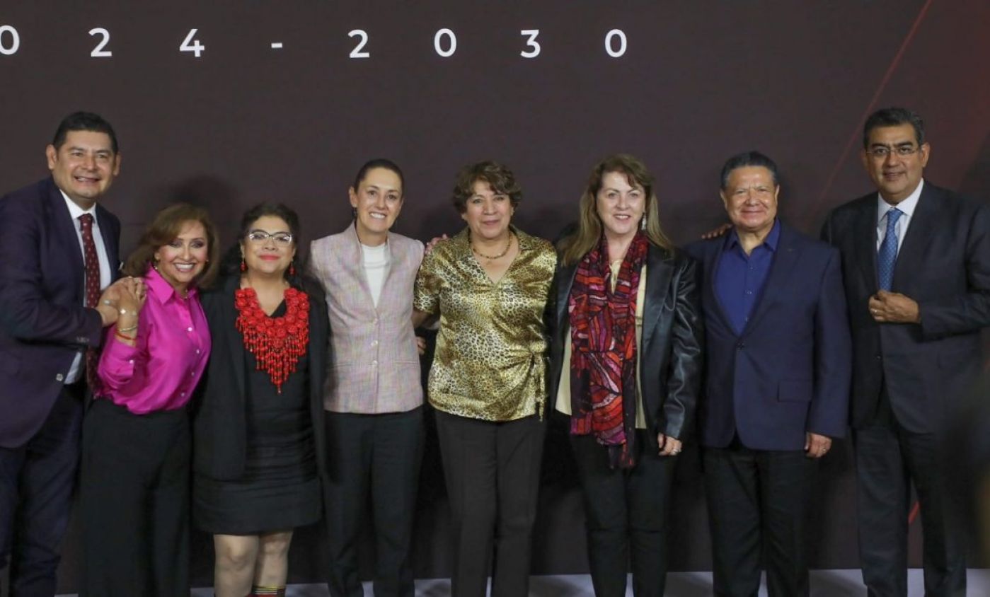 Asiste Lorena Cuéllar a reunión de gobernadores con Claudia Sheinbaum