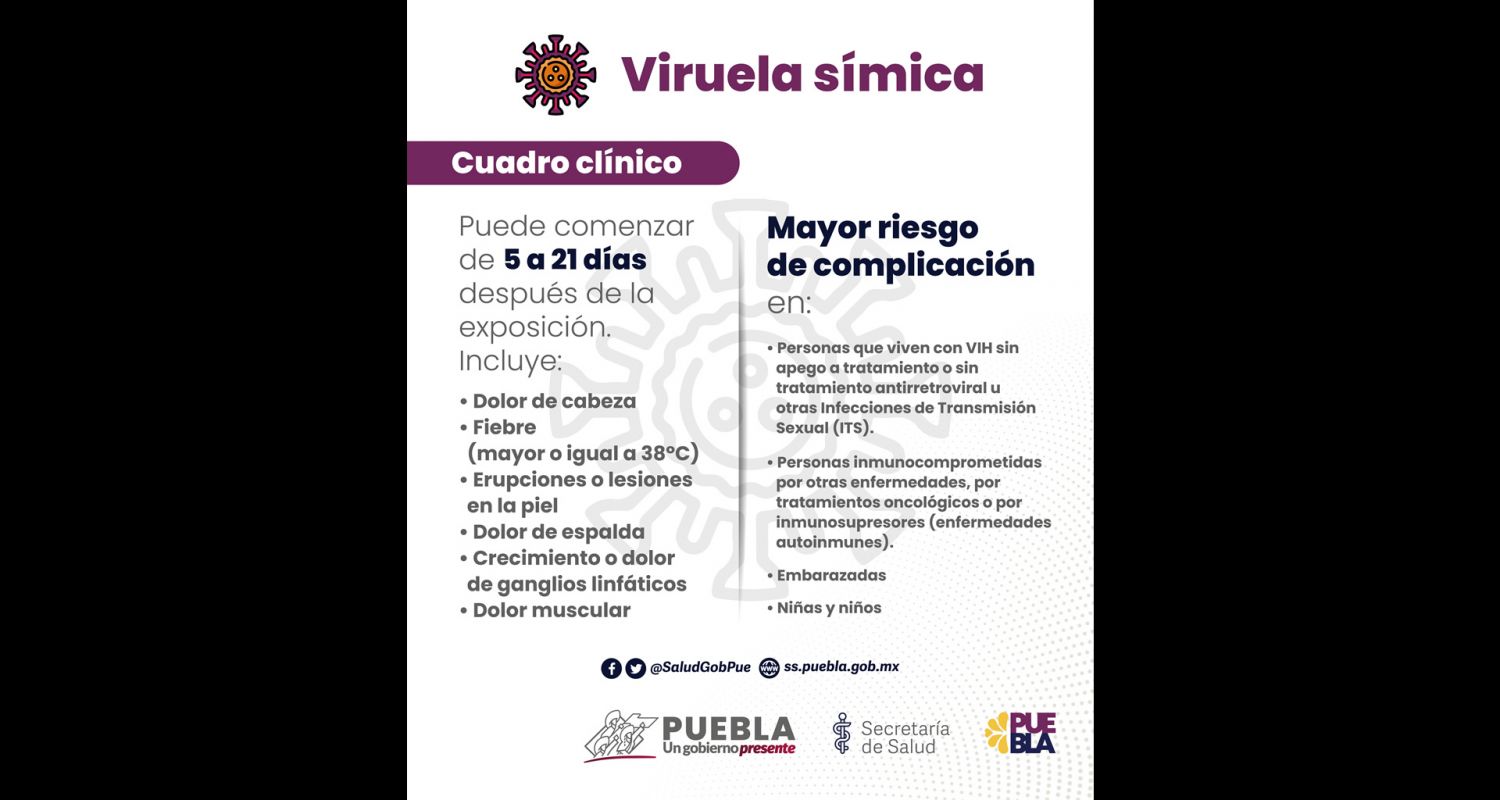 viruela símica Puebla