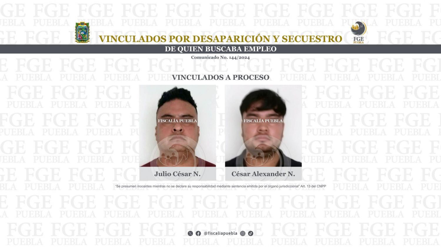 Julio César N. y su hijo César Alexander N.