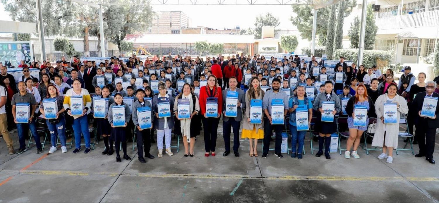 Arranca la tercera edición de entrega de Kits Escolares en San Andrés Cholula