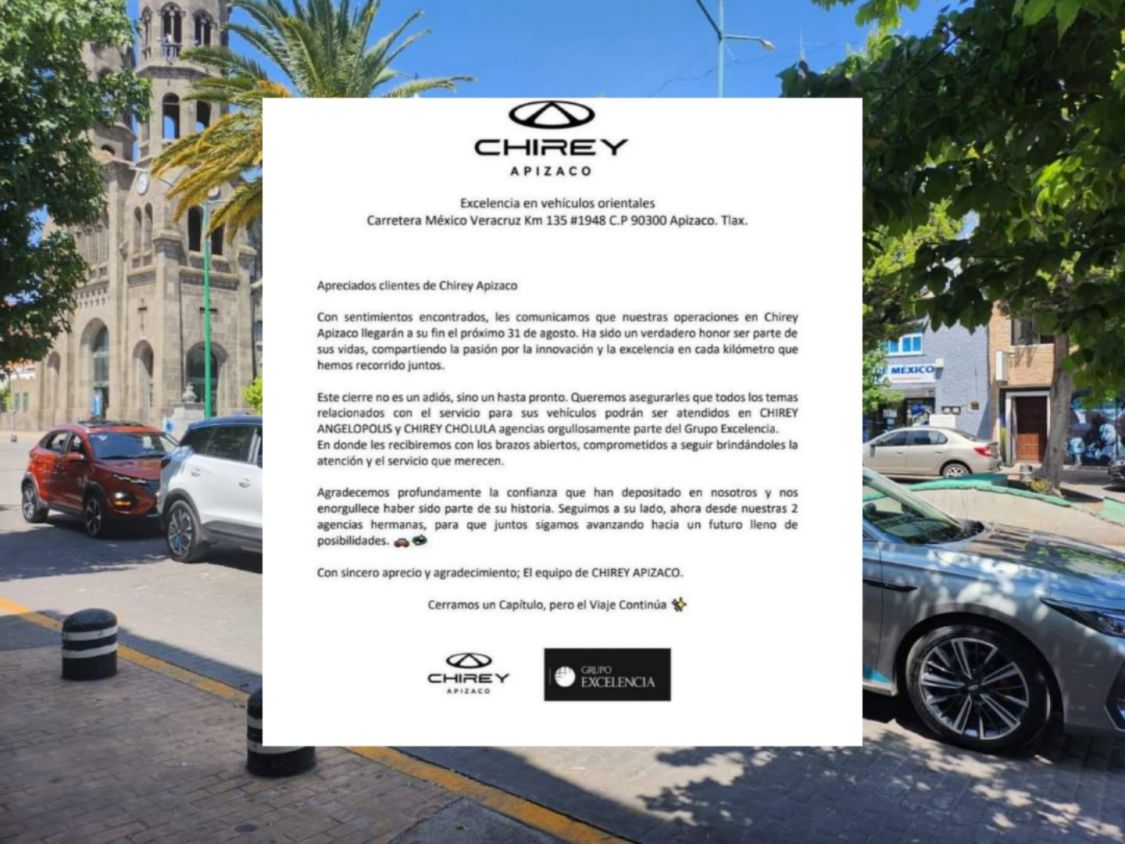 Chirey cierra operaciones en Apizaco: dudas y confusión en redes sociales