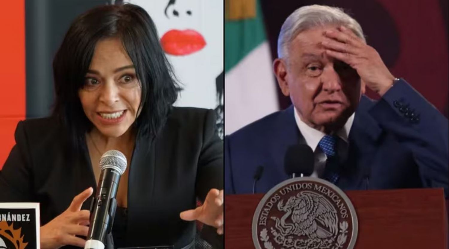 AMLO con Anabel Hernández