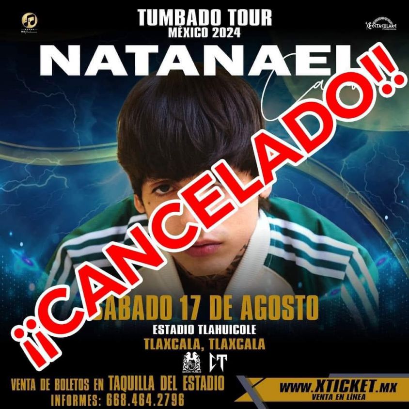 Coyotes de Tlaxcala le cancelan concierto a Natanael Cano