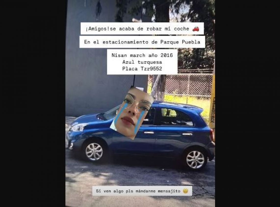 Influencer denuncia robo de su coche en Parque Puebla: ¿Qué pasó?