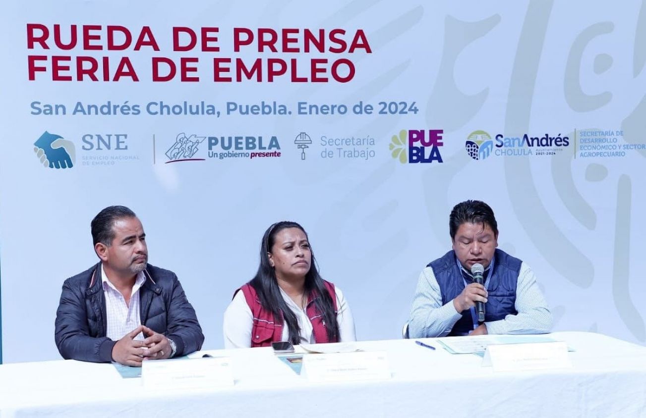 Primera Feria del Empleo 2024 en San Andrés Cholula: Más de 1,850 oportunidades laborales para la comunidad