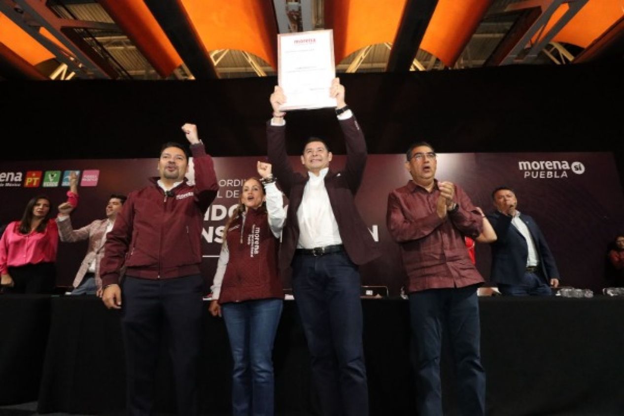 Declaran a Alejandro Armenta candidato a la gubernatura de Puebla